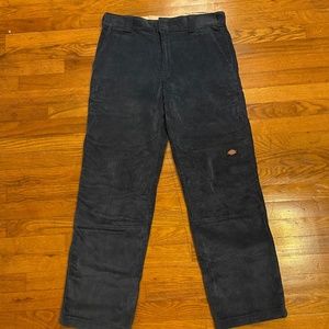 DICKIES 34x32 Corduroy double knee UO exclusive in dark blue never worn